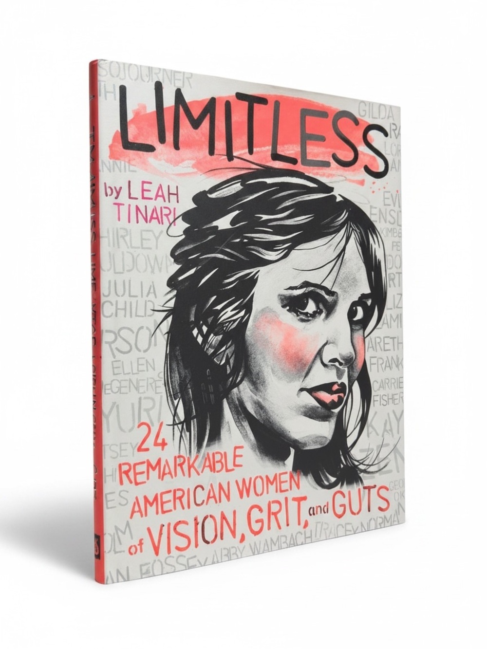 Limitless by Leah Tinari — Illustrated Book in White and Coral